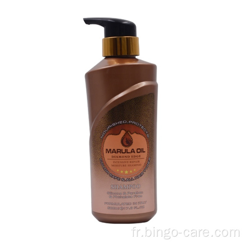 Shampooing pour cheveux à l&#39;huile de marula hydratant lisse